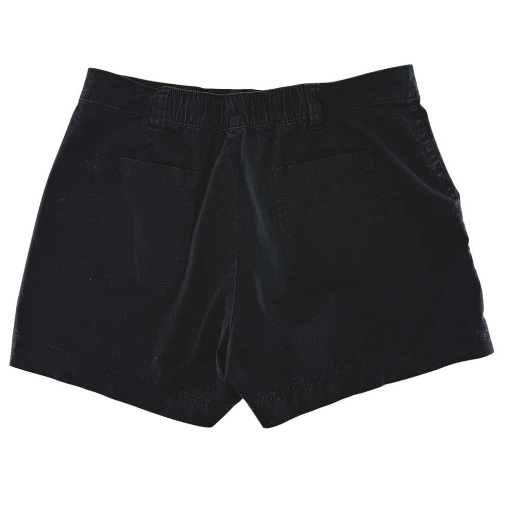 Old Navy Women's Black High Rise OG Chino Shorts Size L‎ Summer Casual - Picture 2 of 8